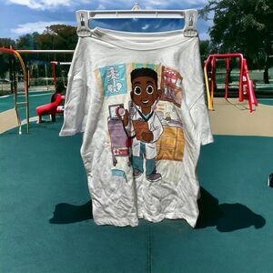 Future African American DOCTOR Kids Puzzle Huddle tshirt sz M